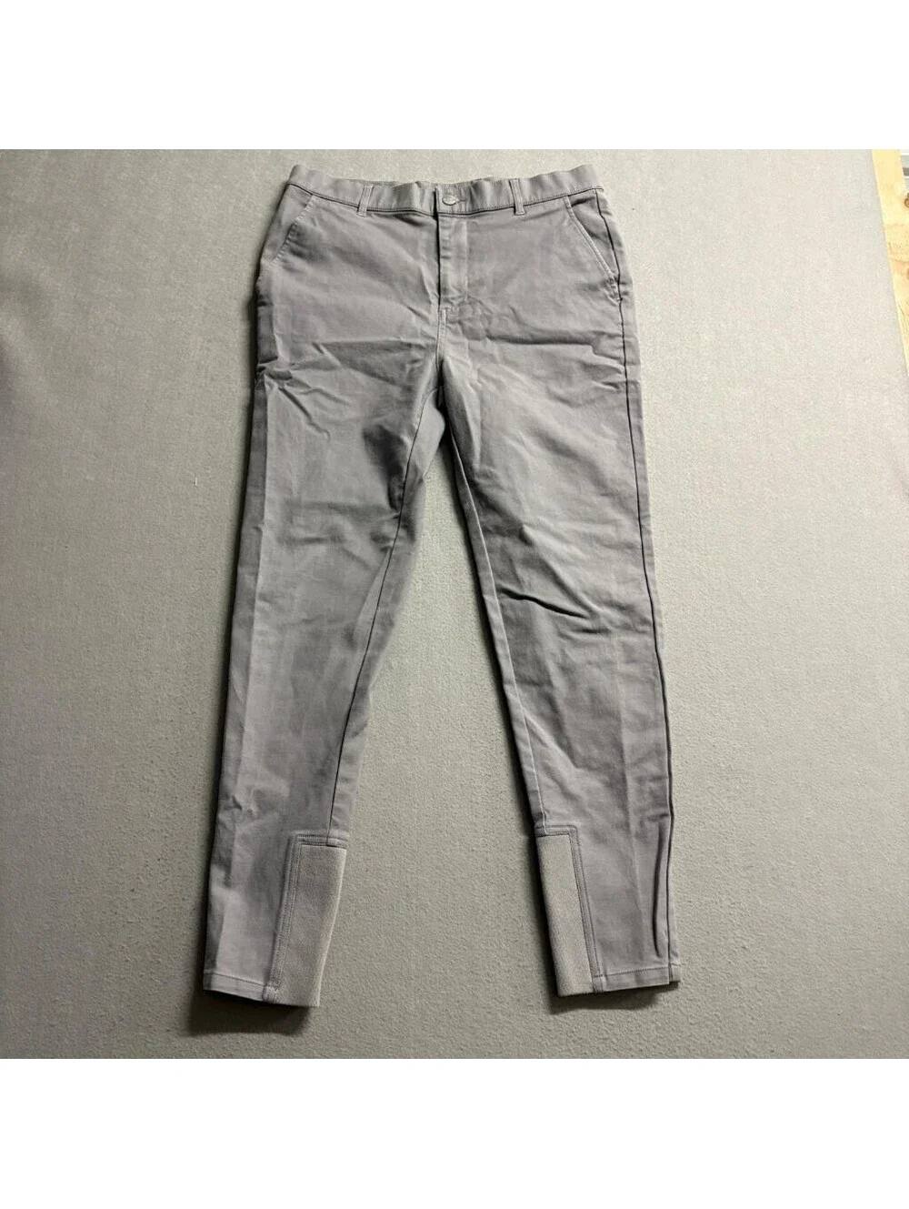 Zanerobe Sureshot Chino Pants Mens 32 Gray Elastic Cuff Stretch Joggers